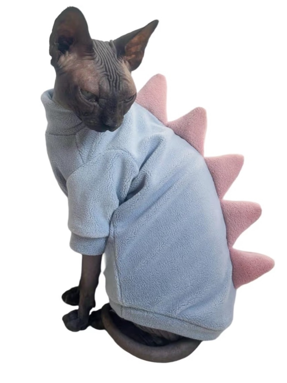 Dinosaur Hairless Cat Fleece Sweater Costume